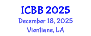 International Conference on Bioinformatics and Biomedicine (ICBB) December 18, 2025 - Vientiane, Laos