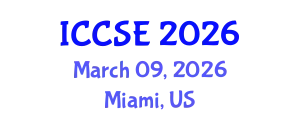 International Conference on Computer and Software Engineering (ICCSE) March 09, 2026 - Miami, United States