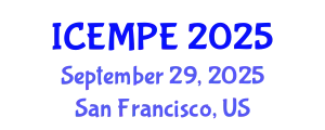 International Conference on Electrical Machines and Power Electronics (ICEMPE) September 29, 2025 - San Francisco, United States