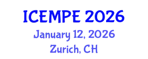 International Conference on Electrical Machines and Power Electronics (ICEMPE) January 12, 2026 - Zurich, Switzerland