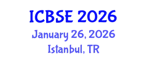 International Conference on Biomedical Science and Engineering (ICBSE) January 26, 2026 - Istanbul, Turkey