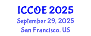 International Conference on Coastal and Ocean Engineering (ICCOE) September 29, 2025 - San Francisco, United States
