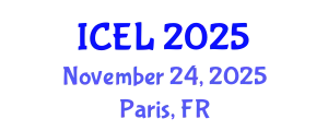 International Conference on e-Learning (ICEL) November 24, 2025 - Paris, France