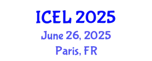 International Conference on e-Learning (ICEL) June 26, 2025 - Paris, France