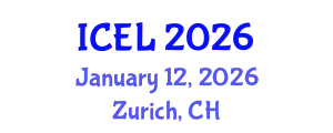 International Conference on e-Learning (ICEL) January 12, 2026 - Zurich, Switzerland