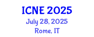 International Conference on Nuclear Engineering (ICNE) July 28, 2025 - Rome, Italy
