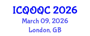 International Conference on Quantum Optics and Quantum Computing (ICQOQC) March 09, 2026 - London, United Kingdom