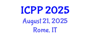 International Conference on Pedagogy and Psychology (ICPP) August 21, 2025 - Rome, Italy