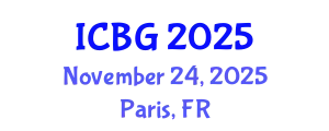 International Conference on e-Business and e-Government (ICBG) November 24, 2025 - Paris, France