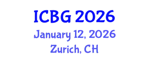 International Conference on e-Business and e-Government (ICBG) January 12, 2026 - Zurich, Switzerland