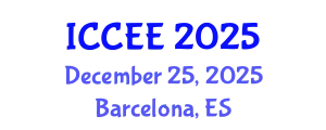 International Conference on Chemical and Environmental Engineering (ICCEE) December 25, 2025 - Barcelona, Spain