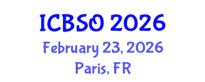 International Conference on Biomedical Sciences and Oncology (ICBSO) February 23, 2026 - Paris, France