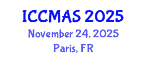 International Conference on Computational Modeling, Analysis and Simulation (ICCMAS) November 24, 2025 - Paris, France
