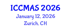 International Conference on Computational Modeling, Analysis and Simulation (ICCMAS) January 12, 2026 - Zurich, Switzerland