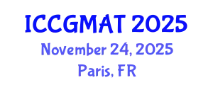 International Conference on Computer Games, Multimedia and Allied Technology (ICCGMAT) November 24, 2025 - Paris, France