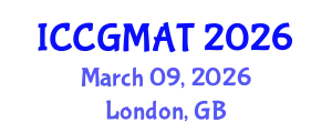 International Conference on Computer Games, Multimedia and Allied Technology (ICCGMAT) March 09, 2026 - London, United Kingdom