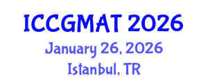 International Conference on Computer Games, Multimedia and Allied Technology (ICCGMAT) January 26, 2026 - Istanbul, Turkey