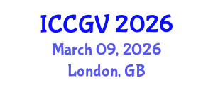 International Conference on Computer Graphics and Vision (ICCGV) March 09, 2026 - London, United Kingdom