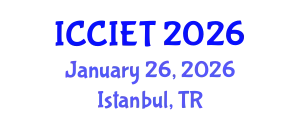 International Conference on Computer, Information and Education Technology (ICCIET) January 26, 2026 - Istanbul, Turkey