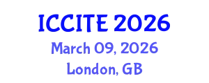 International Conference on Computers and Information Technology in Education (ICCITE) March 09, 2026 - London, United Kingdom