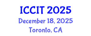 International Conference on Computing and Information Technology (ICCIT) December 18, 2025 - Toronto, Canada