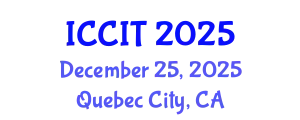 International Conference on Computing and Information Technology (ICCIT) December 25, 2025 - Quebec City, Canada