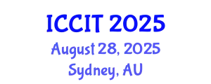 International Conference on Computing and Information Technology (ICCIT) August 28, 2025 - Sydney, Australia