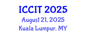 International Conference on Computing and Information Technology (ICCIT) August 21, 2025 - Kuala Lumpur, Malaysia
