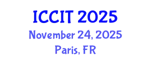 International Conference on Computing and Information Technology (ICCIT) November 24, 2025 - Paris, France