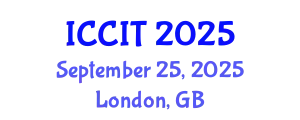 International Conference on Computing and Information Technology (ICCIT) September 25, 2025 - London, United Kingdom
