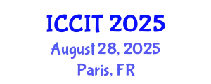 International Conference on Computing and Information Technology (ICCIT) August 28, 2025 - Paris, France