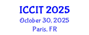 International Conference on Computing and Information Technology (ICCIT) October 30, 2025 - Paris, France
