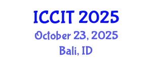 International Conference on Computing and Information Technology (ICCIT) October 23, 2025 - Bali, Indonesia