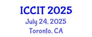 International Conference on Computing and Information Technology (ICCIT) July 24, 2025 - Toronto, Canada