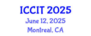 International Conference on Computing and Information Technology (ICCIT) June 12, 2025 - Montreal, Canada