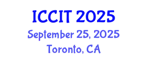 International Conference on Computing and Information Technology (ICCIT) September 25, 2025 - Toronto, Canada