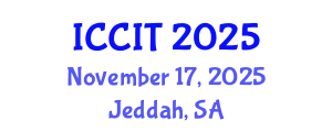 International Conference on Computing and Information Technology (ICCIT) November 17, 2025 - Jeddah, Saudi Arabia
