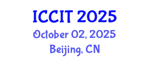 International Conference on Computing and Information Technology (ICCIT) October 02, 2025 - Beijing, China