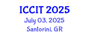 International Conference on Computing and Information Technology (ICCIT) July 03, 2025 - Santorini, Greece