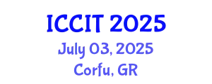 International Conference on Computing and Information Technology (ICCIT) July 03, 2025 - Corfu, Greece