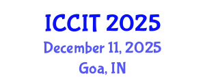 International Conference on Computing and Information Technology (ICCIT) December 11, 2025 - Goa, India