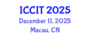 International Conference on Computing and Information Technology (ICCIT) December 11, 2025 - Macau, China