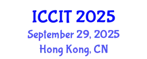 International Conference on Computing and Information Technology (ICCIT) September 29, 2025 - Hong Kong, China