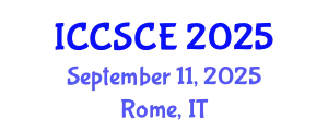 International Conference on Cell and Stem Cell Engineering (ICCSCE) September 11, 2025 - Rome, Italy