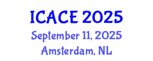 International Conference on Architectural and Civil Engineering (ICACE) September 11, 2025 - Amsterdam, Netherlands