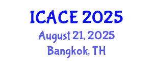 International Conference on Architectural and Civil Engineering (ICACE) August 21, 2025 - Bangkok, Thailand