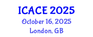 International Conference on Architectural and Civil Engineering (ICACE) October 16, 2025 - London, United Kingdom