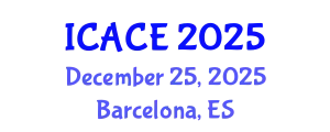 International Conference on Architectural and Civil Engineering (ICACE) December 25, 2025 - Barcelona, Spain