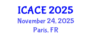 International Conference on Architectural and Civil Engineering (ICACE) November 24, 2025 - Paris, France