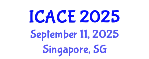 International Conference on Architectural and Civil Engineering (ICACE) September 11, 2025 - Singapore, Singapore
